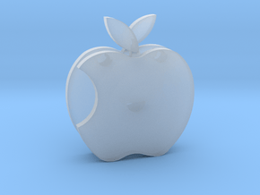 Apple Sculpture in Clear Ultra Fine Detail Plastic