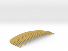 French Comb in Tan Fine Detail Plastic