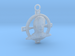 Jehanne Darc pendanttop in Clear Ultra Fine Detail Plastic