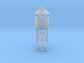 Miniature Railway Water Tower (HO Scale) in Clear Ultra Fine Detail Plastic