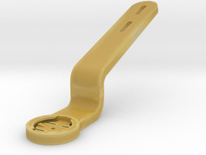 S Bend Mount  in Tan Fine Detail Plastic