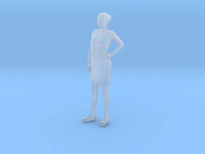 Woman Standing 16th in Clear Ultra Fine Detail Plastic