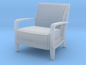 Serengeti Lounge Chair 1:12 scale in Clear Ultra Fine Detail Plastic