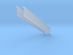 1/64 Railing Stair s scale in Clear Ultra Fine Detail Plastic