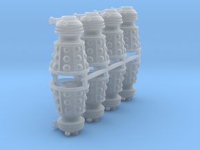Dalek Post Version A 8x in Clear Ultra Fine Detail Plastic