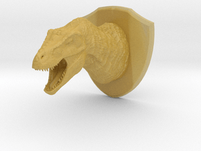 Tyrannosaur Head (MEST 2015) in Tan Fine Detail Plastic