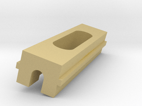 Xperia Magnetic Charging Dock (The Slider) in Tan Fine Detail Plastic