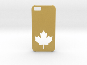 I-phone 6 Case: Canada in Tan Fine Detail Plastic
