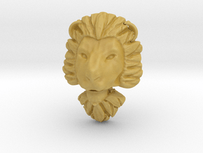 Pendant for ring2(lion) in Tan Fine Detail Plastic