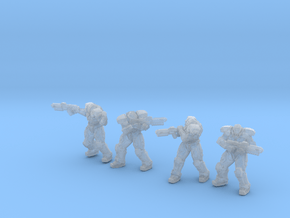 Abandoned Frontier SCR troopers in Clear Ultra Fine Detail Plastic