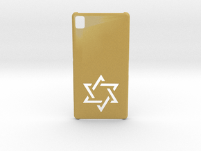 Sony Xperia Z3 Case: Israëli Star in Tan Fine Detail Plastic
