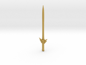 Feather Edge Sword - 5" Figure version in Tan Fine Detail Plastic
