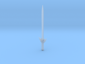 Feather Edge Sword - 5" Figure version in Clear Ultra Fine Detail Plastic