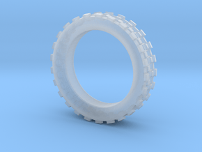 Mechawheel Ring - Size 7 in Clear Ultra Fine Detail Plastic