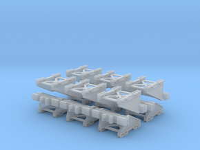 12 Modern N Gauge Buffers 148th scale in Clear Ultra Fine Detail Plastic