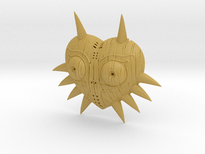 Majora's Mask HD model with Woodgrain detail in Tan Fine Detail Plastic