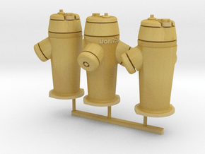 RhB Fire Hydrant set in Tan Fine Detail Plastic