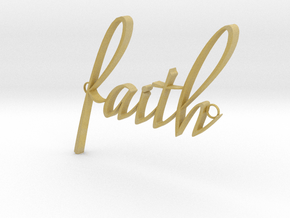 Faith Connector in Tan Fine Detail Plastic