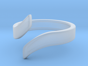 Open Design Ring (20mm / 0.78inch inner diameter) in Clear Ultra Fine Detail Plastic