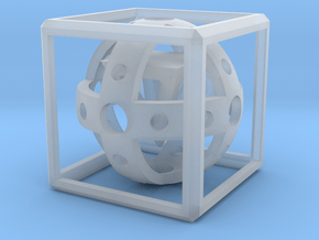 3D Magic Box in Clear Ultra Fine Detail Plastic