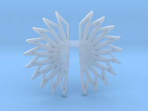Fan Ring in Clear Ultra Fine Detail Plastic