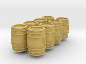 1-87 Whiskey Barrel in Tan Fine Detail Plastic