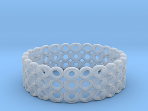 Ring Bracelet in Clear Ultra Fine Detail Plastic