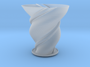 Vase 'Big Anuya' - 10cm / 4" in Clear Ultra Fine Detail Plastic