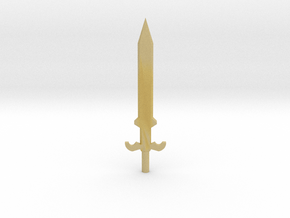 Master Sword in Tan Fine Detail Plastic