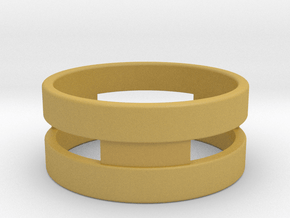 Ring g3 Size 6 - 16.51mm in Tan Fine Detail Plastic