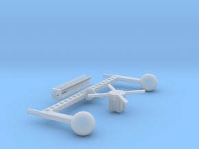 Mobile Stand (for 2 Gee Bee Racers) in Clear Ultra Fine Detail Plastic