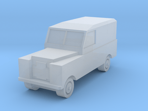 1:450 Land Rover Series 2a LWB, for T gauge in Clear Ultra Fine Detail Plastic