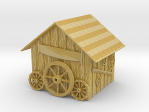 Detailed Rustic Shed #2 in Tan Fine Detail Plastic