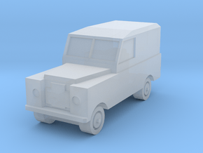 1:450 Land Rover S2a SWB No Side Windows in Clear Ultra Fine Detail Plastic