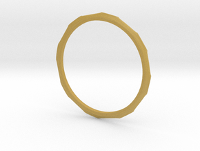 Ring 'Industrial' - 16.5cm / 0.65" - Size 6 in Tan Fine Detail Plastic