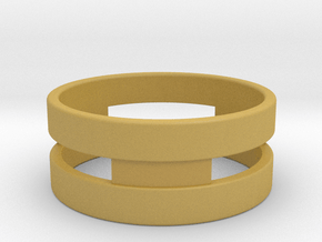 Ring g3 Size 7- 17.35mm in Tan Fine Detail Plastic