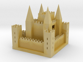 Mideval Europe Castle in Tan Fine Detail Plastic