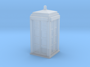 The Physician's Blue Box in 1/72 scale (complete) in Clear Ultra Fine Detail Plastic