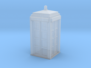 The Physician's Blue Box in 1/35 scale (complete) in Clear Ultra Fine Detail Plastic