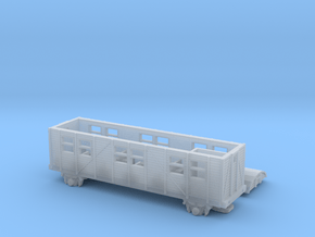 MCi-43 Behelfspersonenwagen (Z, 1:220) in Clear Ultra Fine Detail Plastic