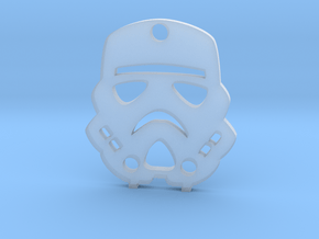 Imperial Stormtrooper Pendant in Clear Ultra Fine Detail Plastic
