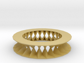Rhombus pattern bracelet in Tan Fine Detail Plastic