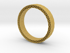 Rhombus holes bracelet in Tan Fine Detail Plastic