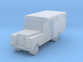 1:450 Land Rover Series 2a Ambulance, for T gauge in Clear Ultra Fine Detail Plastic
