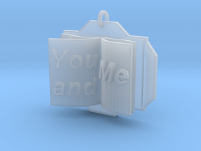 You&Me Pendant in Clear Ultra Fine Detail Plastic
