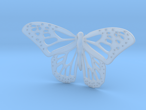Monarch Miniature in Clear Ultra Fine Detail Plastic