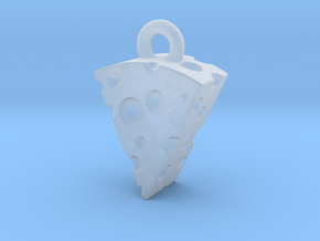 Swiss Cheese Pendant in Clear Ultra Fine Detail Plastic