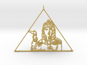 Katy Perry  Pendant (Dark Horse) 3D Jewellery   in Tan Fine Detail Plastic