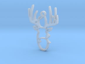 TROPHY BUCK in Clear Ultra Fine Detail Plastic