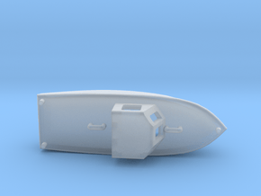 6m tender (1:200) in Clear Ultra Fine Detail Plastic